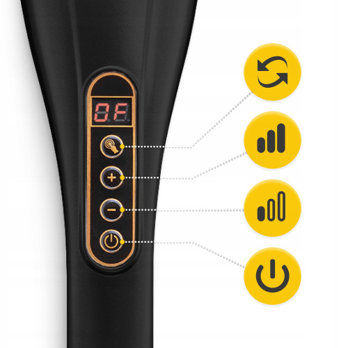 Масажна подушка  4FIZJO Long Stick 7 в 1 Black  - фото №3